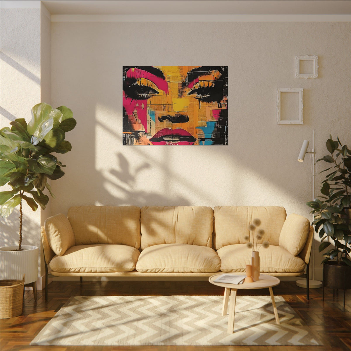 Canvas Wall Art - Retro Pop Culture Women 1