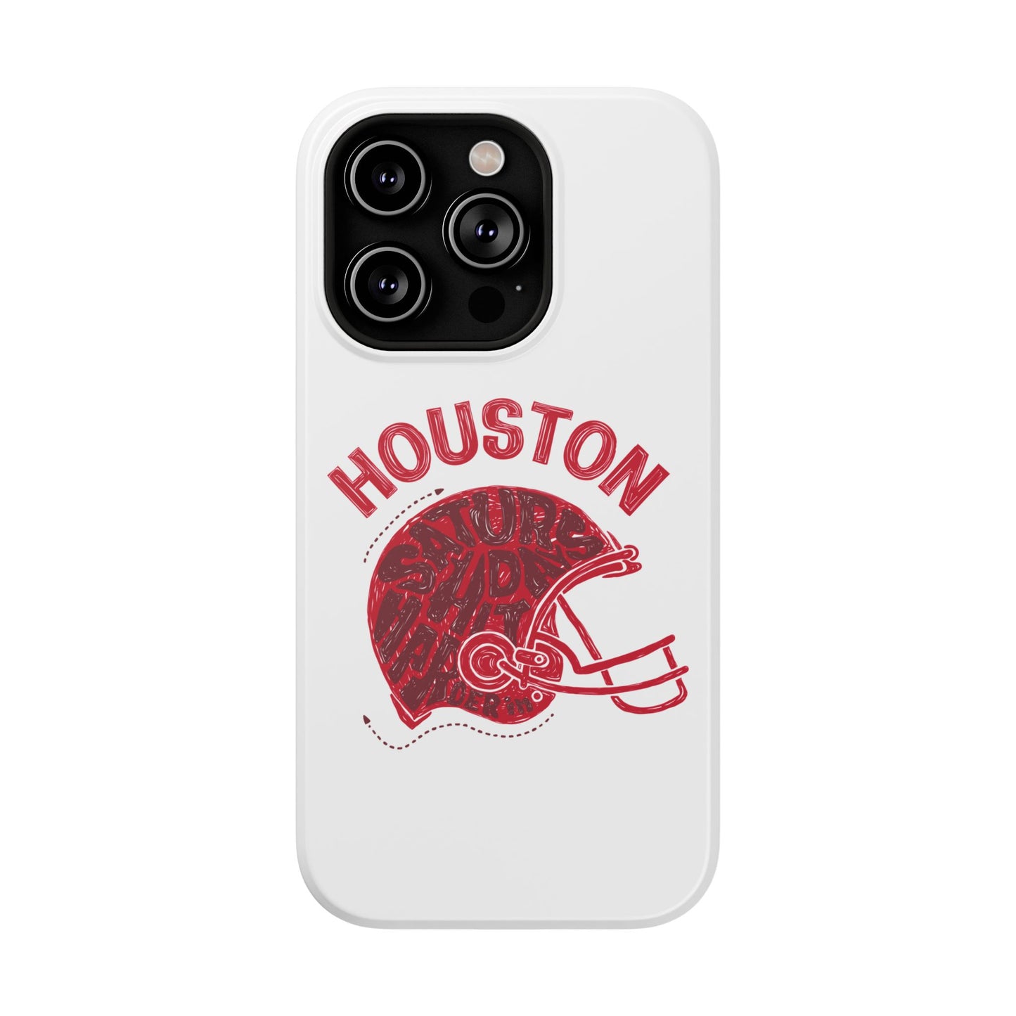 Houston Football Impact-Resistant Phone Case - Durable Design for Fans