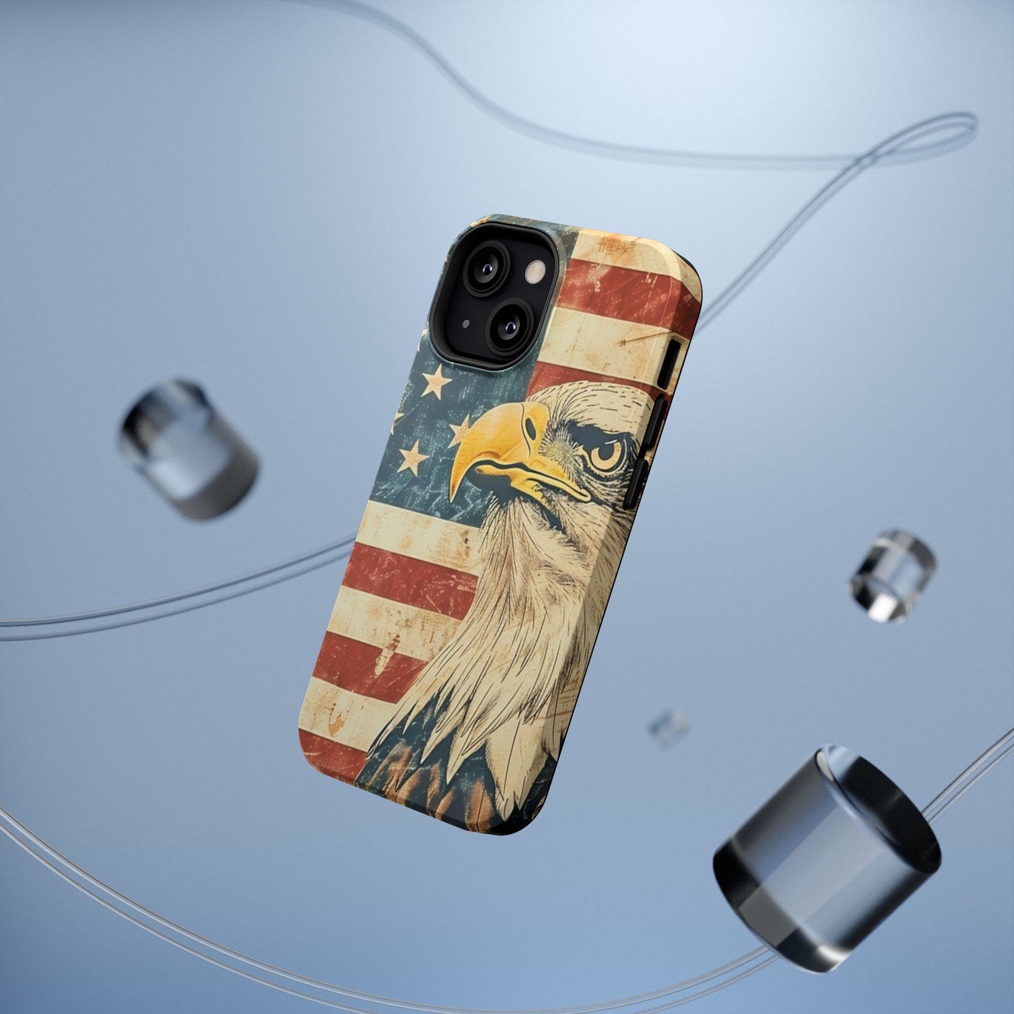 Eagle American Flag Phone Case