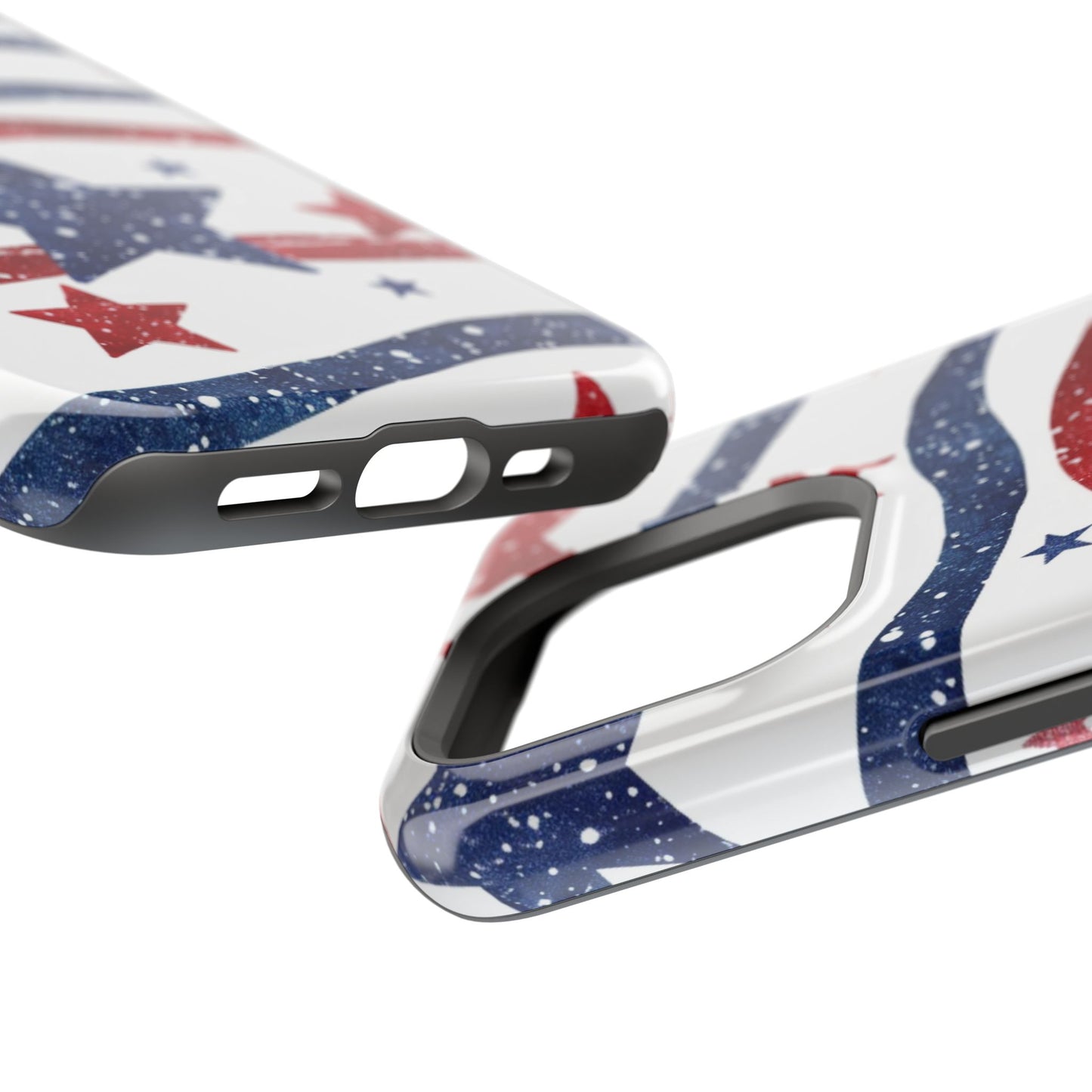 Stars & Stripes Design Impact-Resistant Phone Case