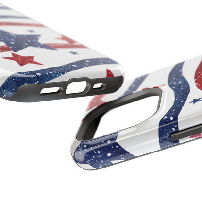 Stars & Stripes Design Impact-Resistant Phone Case