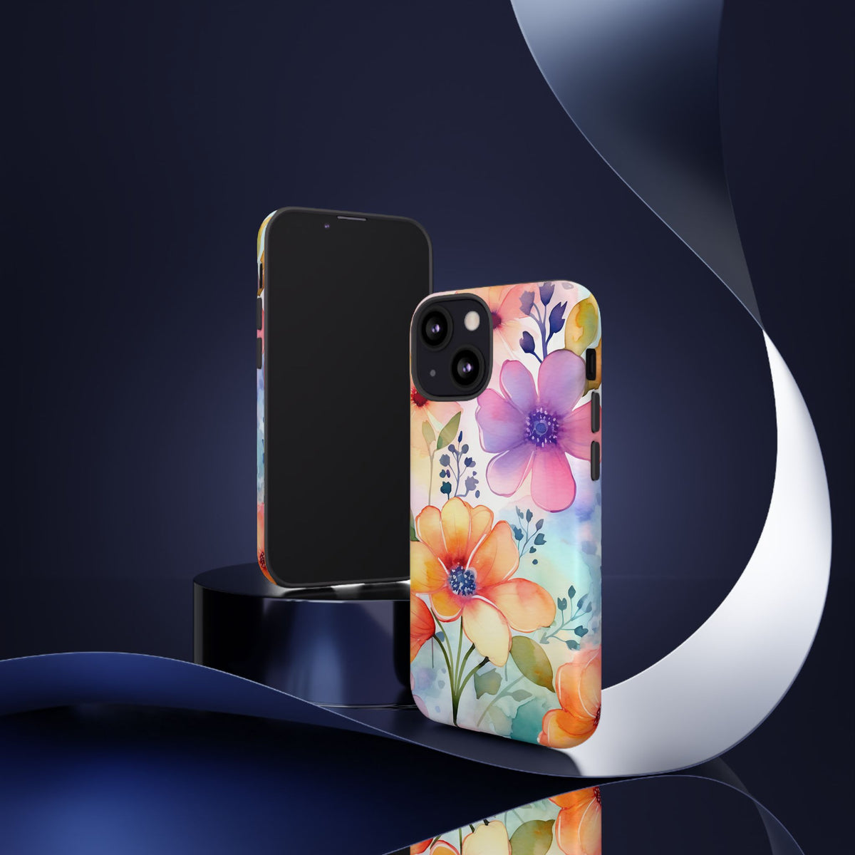 Phone Case - Spring Flower Watercolor Tough Case