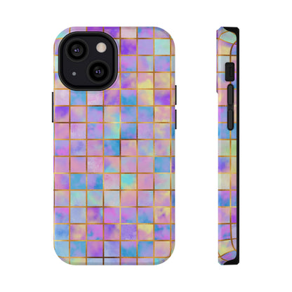 Colorful Mosaic Impact-Resistant Phone Case