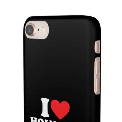 I Love Houston Snap Case Phone Cover