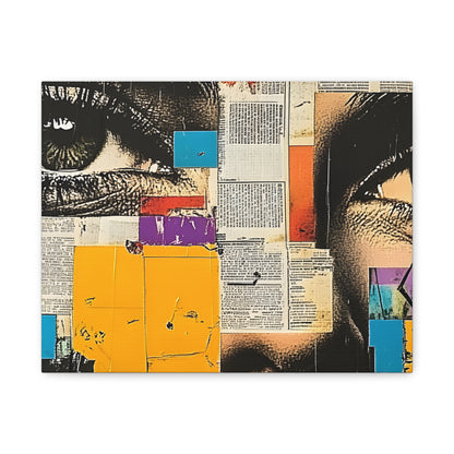Canvas Wall Art -  Retro Pop Culture woman 4