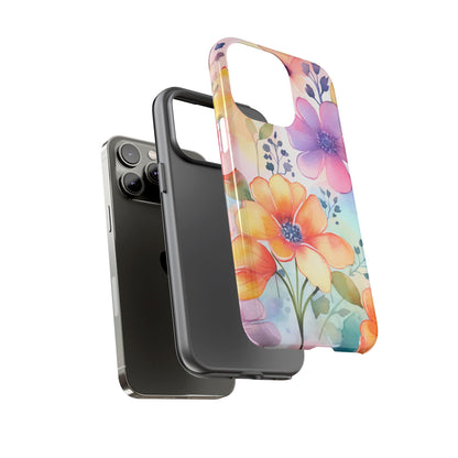 Phone Case - Spring Flower Watercolor Tough Case