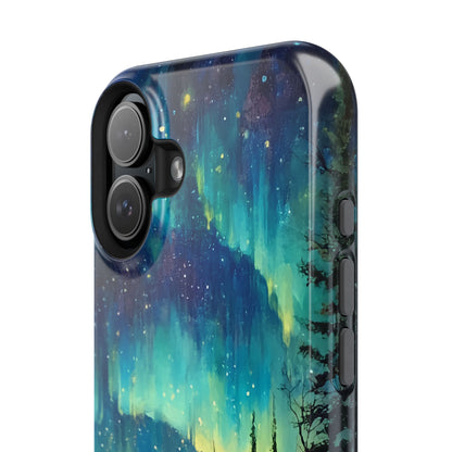 Aurora Borealis Impact-Resistant Phone Case - Durable Protection with Stunning Northern Lights Design