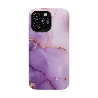 Elegant Purple Marble iPhone Case