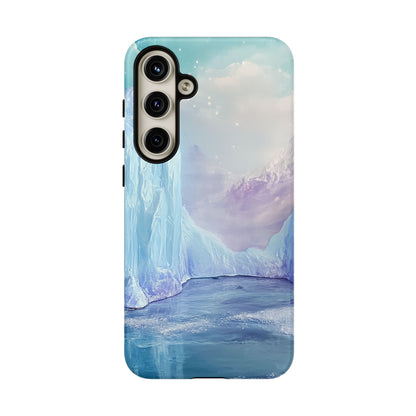 Artistic Phone Case with Iceberg Design