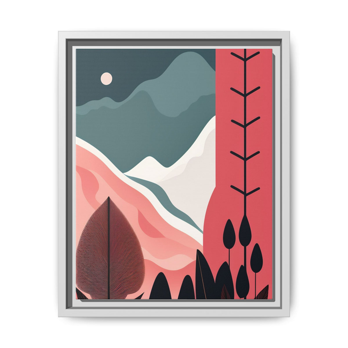 Matte Canvas, Framed (Multi-color)