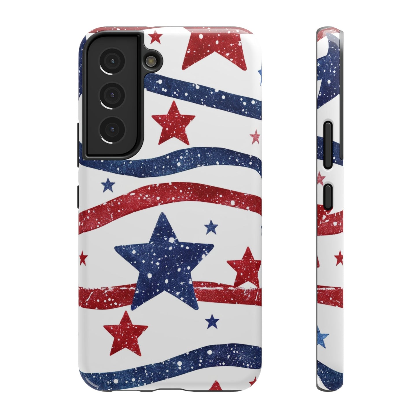 Stars & Stripes Design Impact-Resistant Phone Case