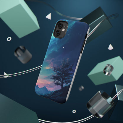 Stunning Galaxy Tree Impact-Resistant Phone Case