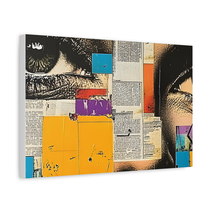 Canvas Wall Art -  Retro Pop Culture woman 4