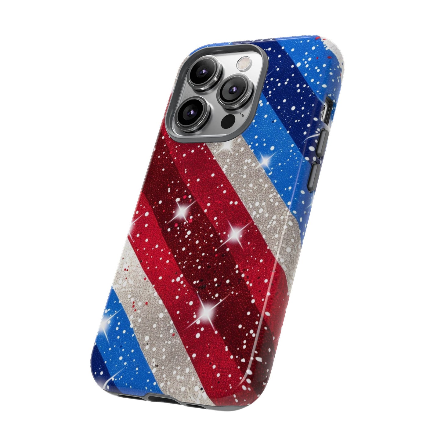 Glittery Patriotic Phone Case - Tough Cases