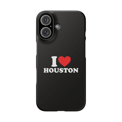 I Love Houston Snap Case Phone Cover
