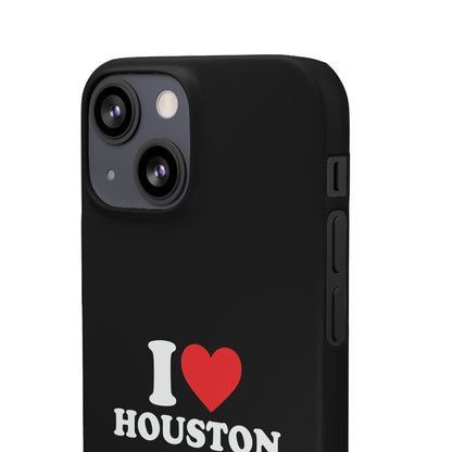 I Love Houston Snap Case Phone Cover