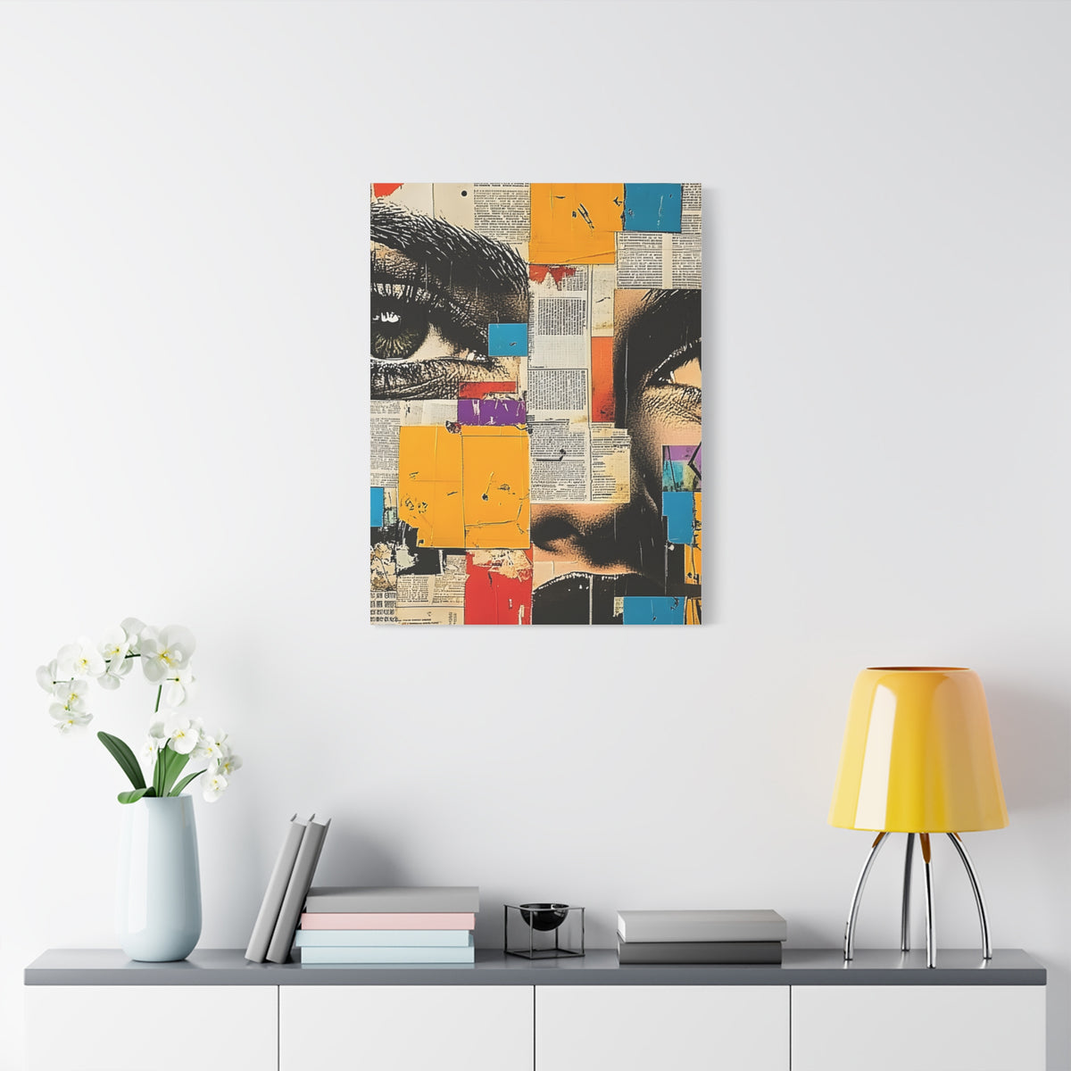 Canvas Wall Art -  Retro Pop Culture woman 4