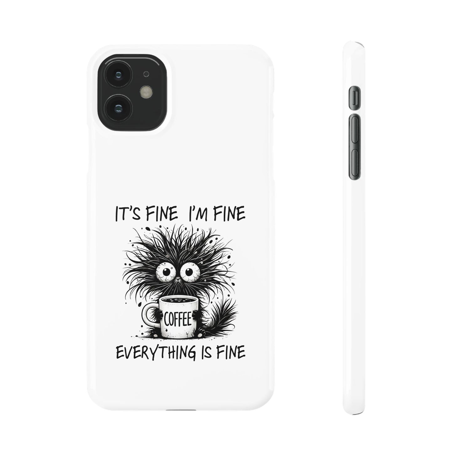 Funny Cat  - Slim phone Case