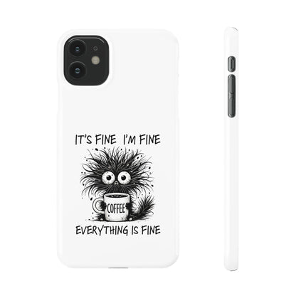 Funny Cat  - Slim phone Case