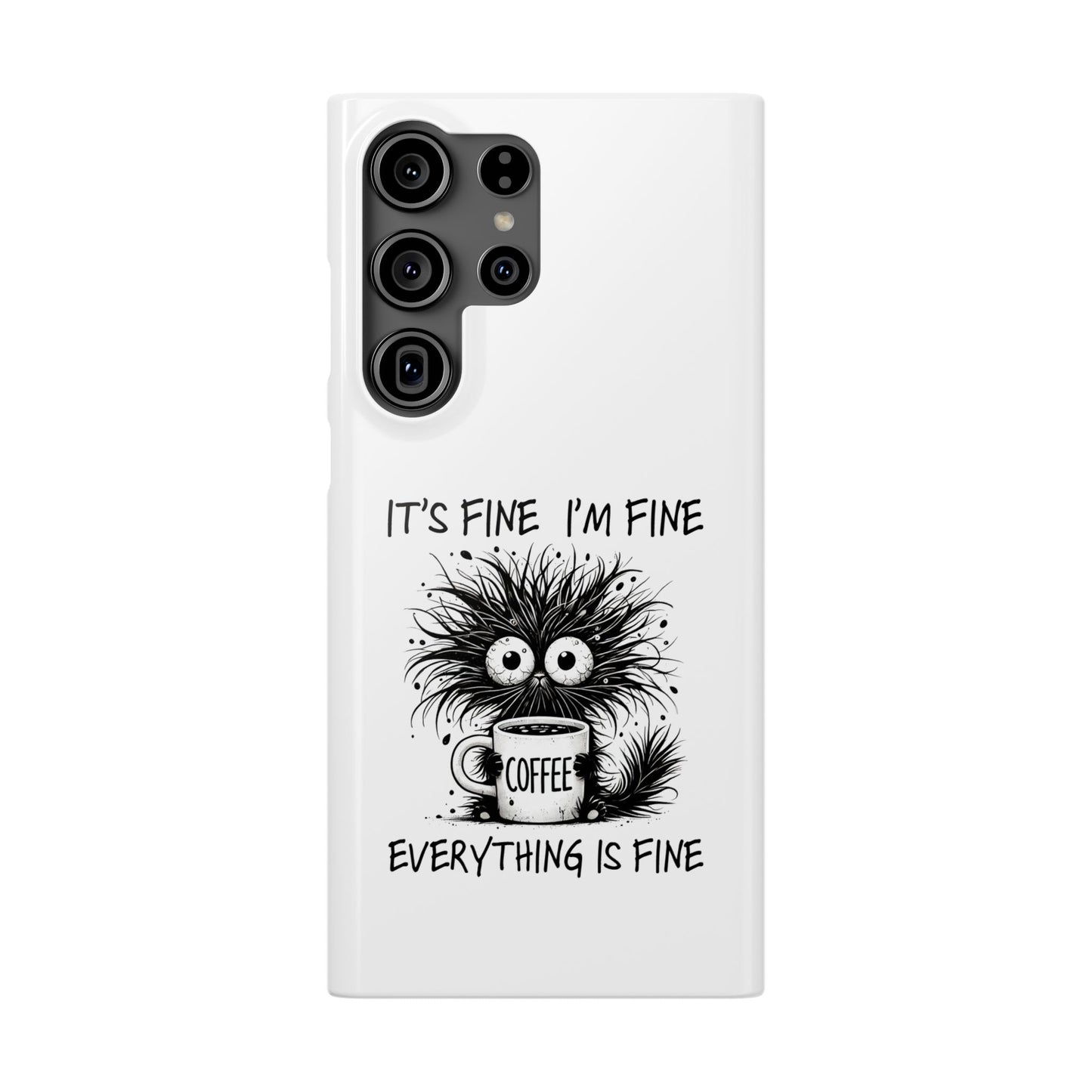 Funny Cat  - Slim phone Case