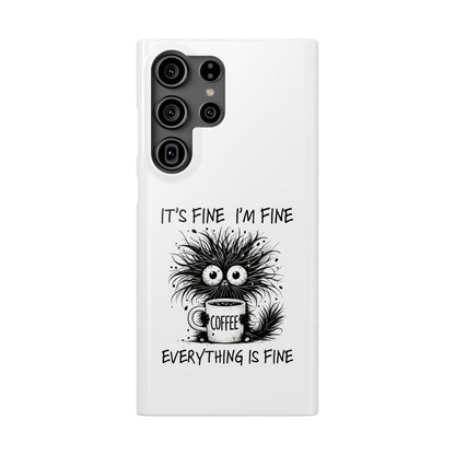 Funny Cat  - Slim phone Case