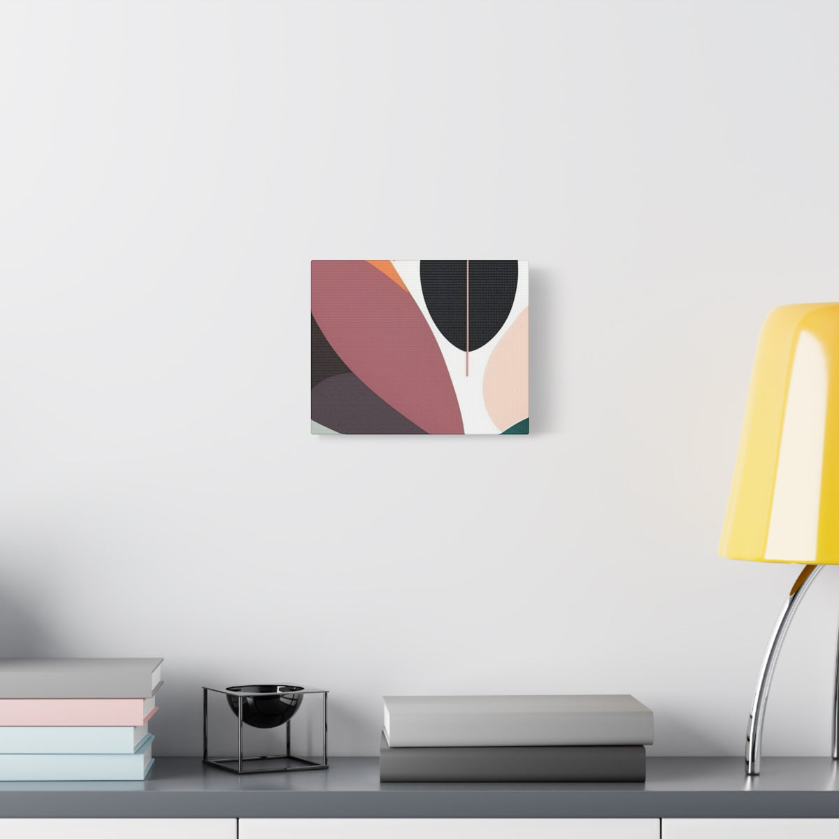 Abstract Leaf Matte Canvas Print — Modern Botanical Wall Art, Stretched 1.25"