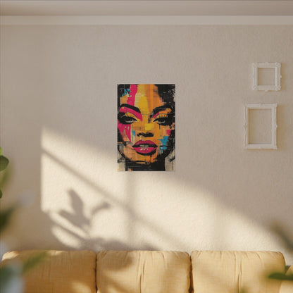 Canvas Wall Art - Retro Pop Culture Women 1