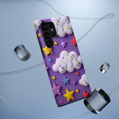 Colorful Cloud & Star Phone Case