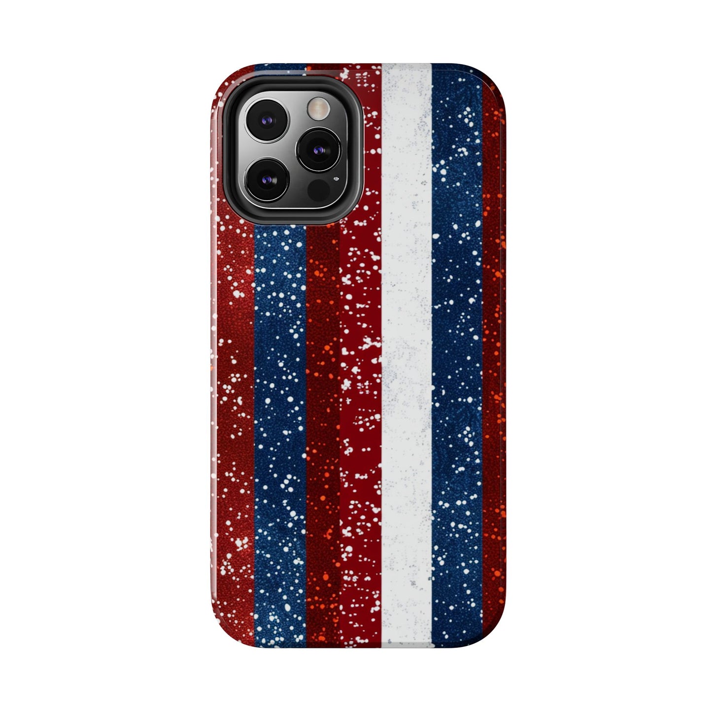 Patriotic Glitter Tough Phone Case