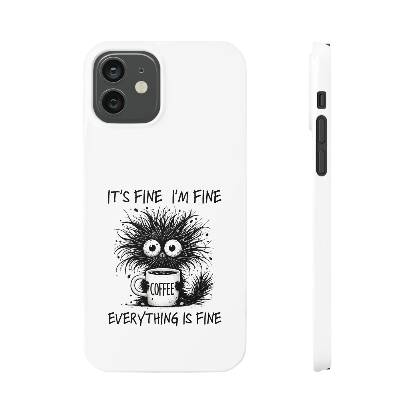 Funny Cat  - Slim phone Case