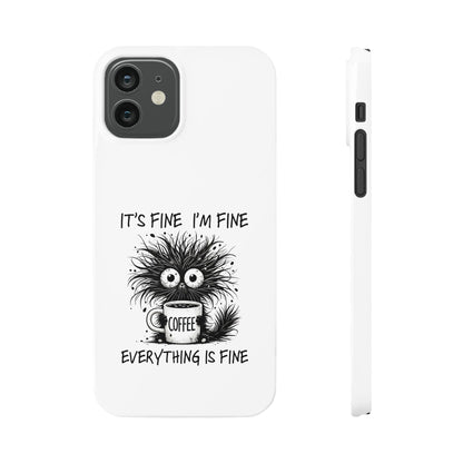 Funny Cat  - Slim phone Case