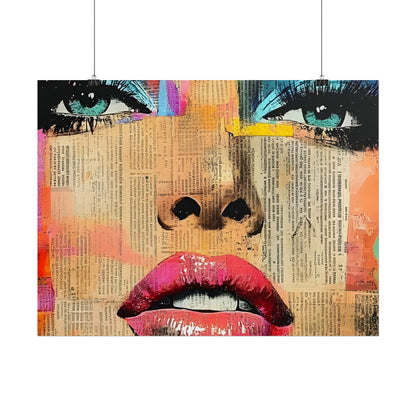 Retro Pop Culture Woman 12 , wall art, Art lovers poster