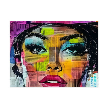 Retro Pop Culture Woman 9 - Wall Art, Retro Art
