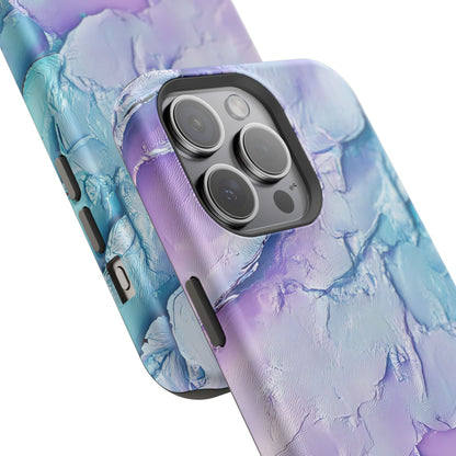 Vibrant Impact-Resistant Phone Case - Colorful Texture Design