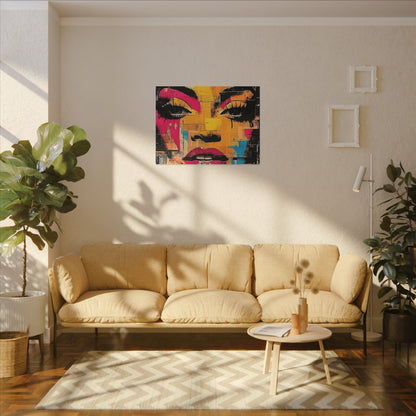 Canvas Wall Art - Retro Pop Culture Women 1