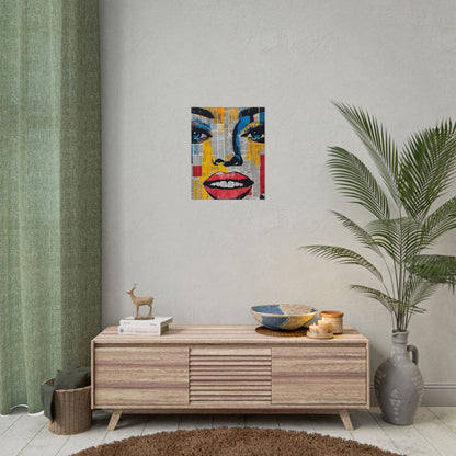 Poster Wall Art - Retro Pop Culture Woman 18 Comic Book Style