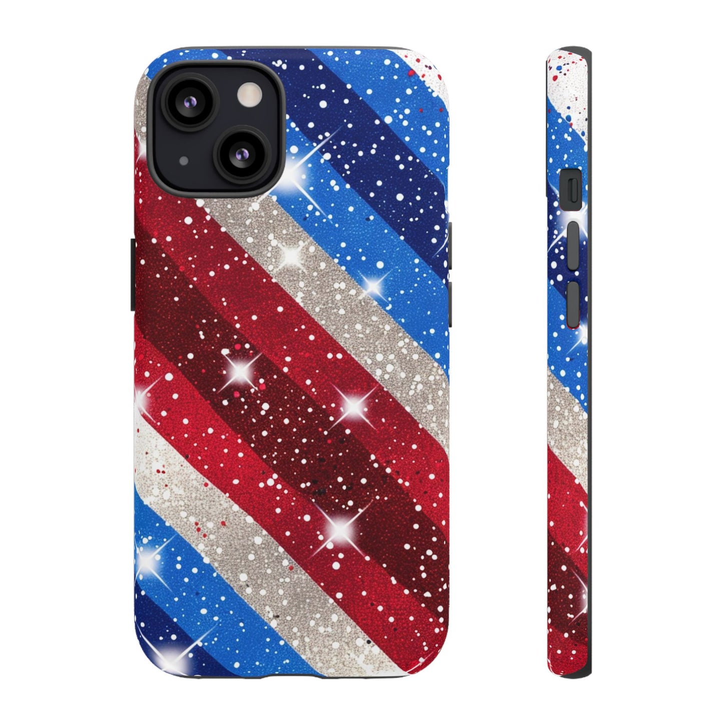 Glittery Patriotic Phone Case - Tough Cases