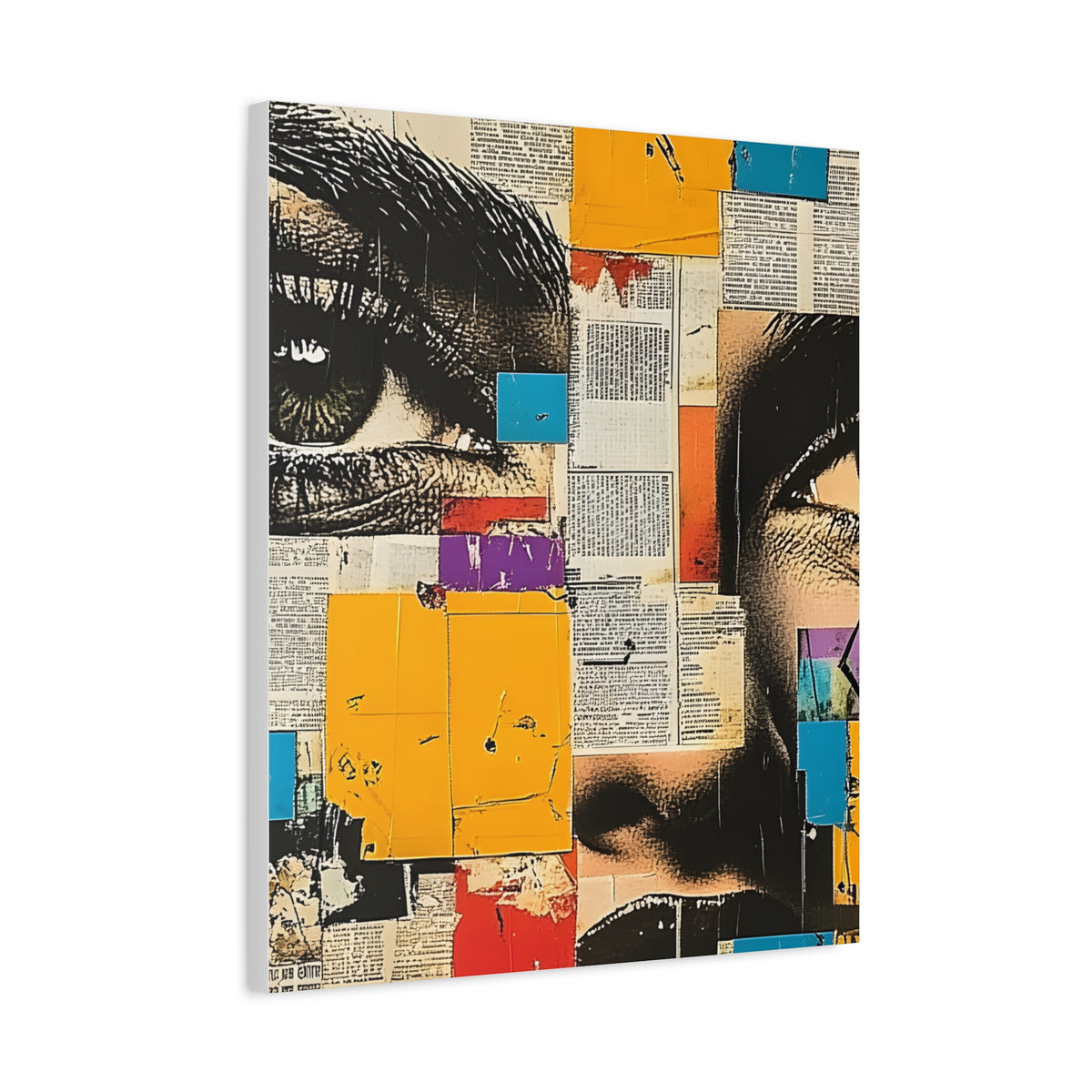 Canvas Wall Art -  Retro Pop Culture woman 4