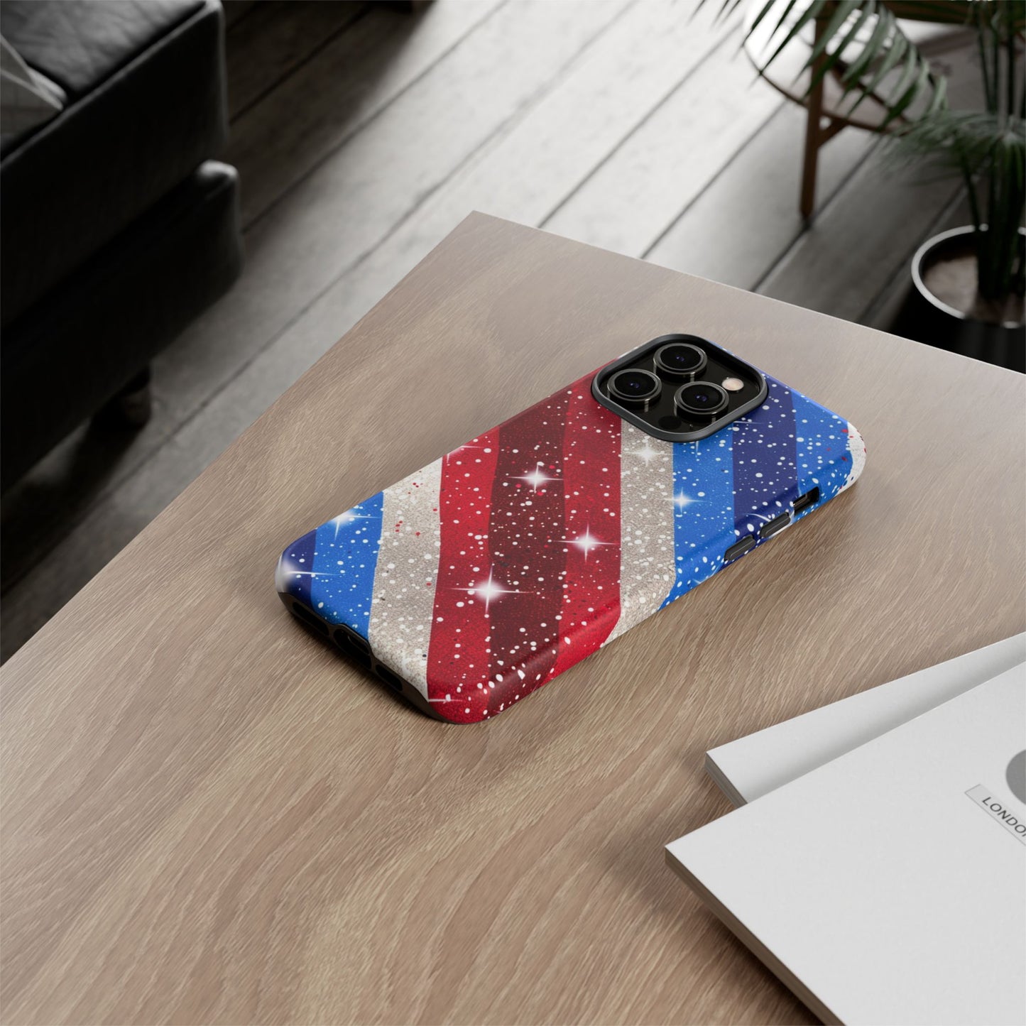 Glittery Patriotic Phone Case - Tough Cases