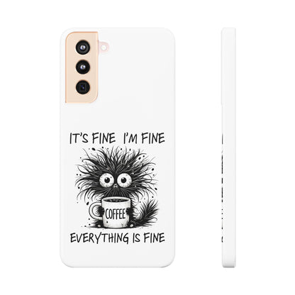 Funny Cat  - Slim phone Case