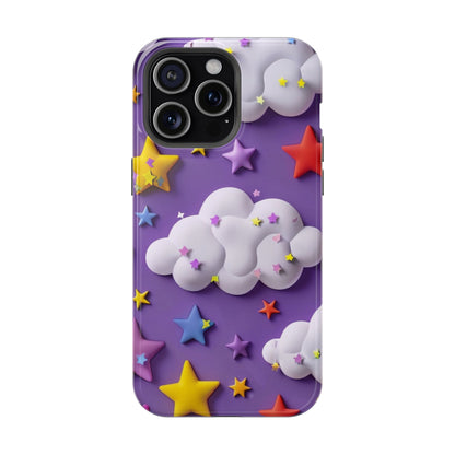 Colorful Cloud & Star Phone Case