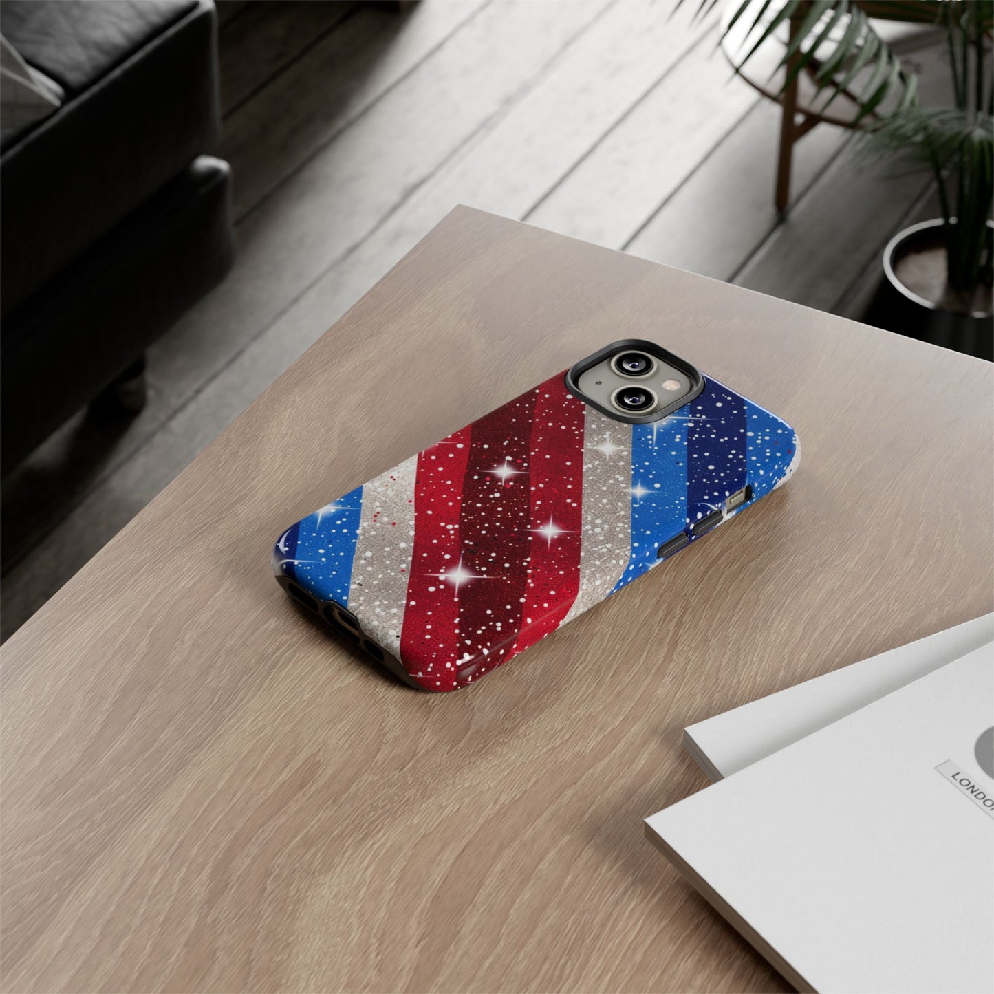 Glittery Patriotic Phone Case - Tough Cases