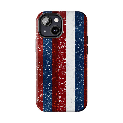 Patriotic Glitter Tough Phone Case