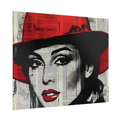 Retro Pop Culture woman 4 - Vintage poster, Wall Art