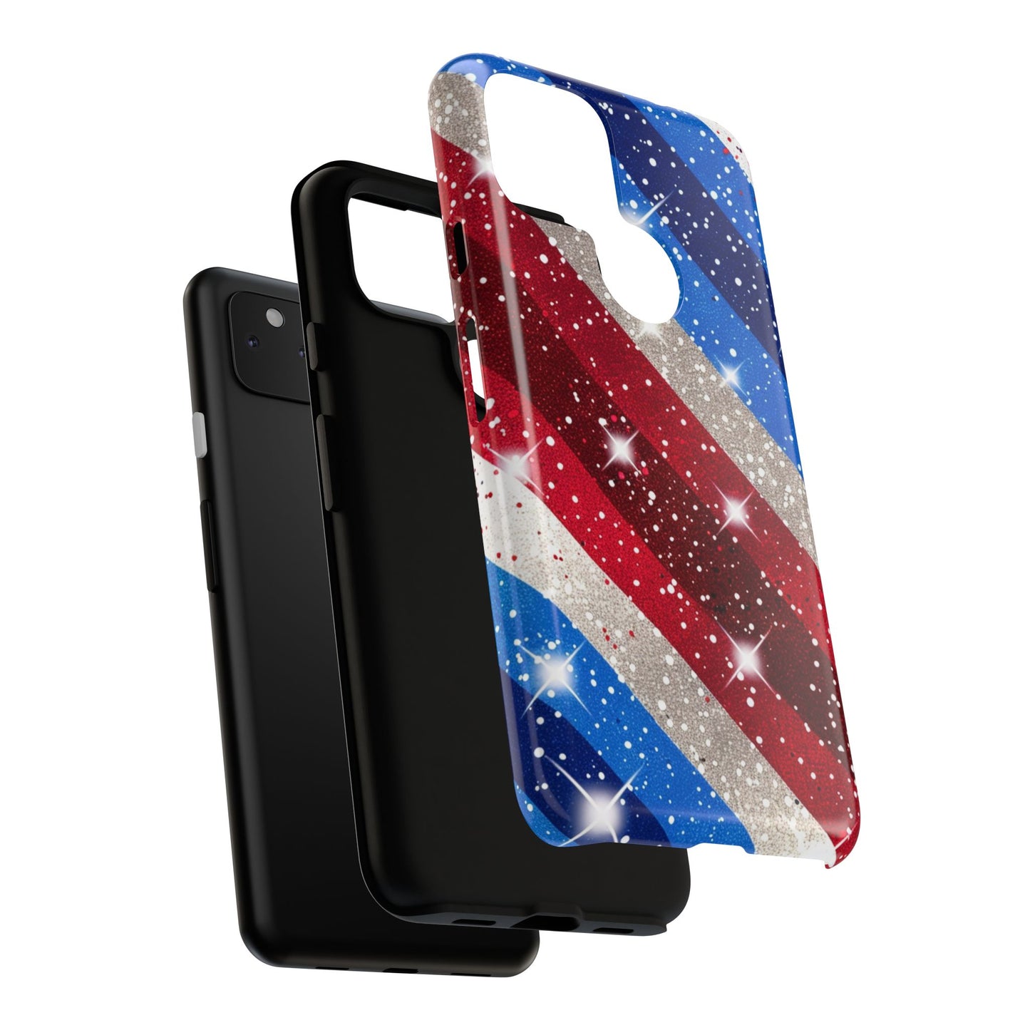 Glittery Patriotic Phone Case - Tough Cases