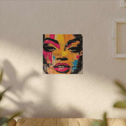 Canvas Wall Art - Retro Pop Culture Women 1