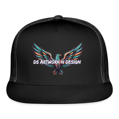 Graffiti Eagle - Trucker Hat - black/black