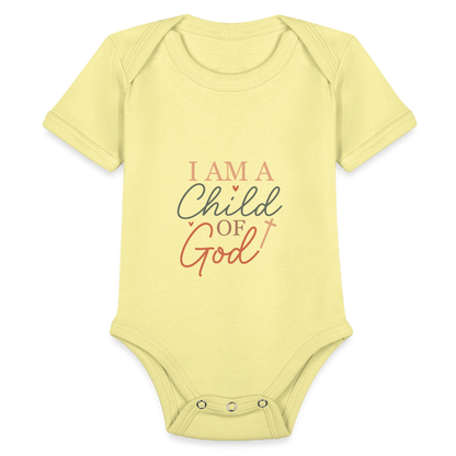 Child of God - Baby onesie - washed yellow
