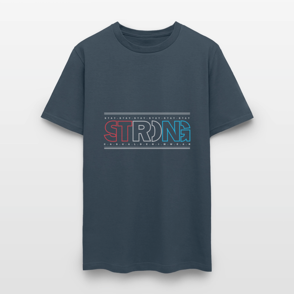 Stay Strong - Men's T-Shirt -  blue dusk