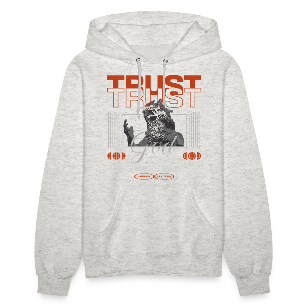 Trust God - Women's Hoodie - heather oatmeal